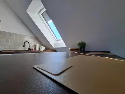 Küche/Küchenzeile in der Unterkunft Elegant & Modern - Apartment Scarlett