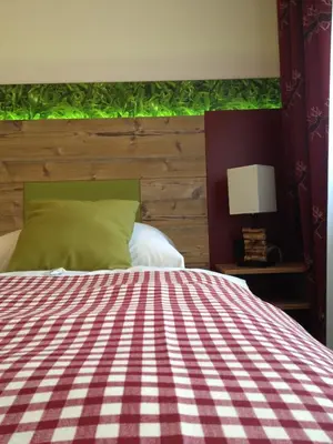 Ein Bett oder Betten in einem Zimmer der Unterkunft Hotel Da Vinci