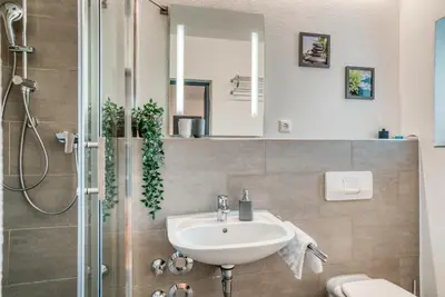 Ein Badezimmer in der Unterkunft Ferienwohnung Wilder Kaiser