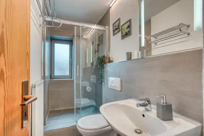 Ein Badezimmer in der Unterkunft Ferienwohnung Wilder Kaiser
