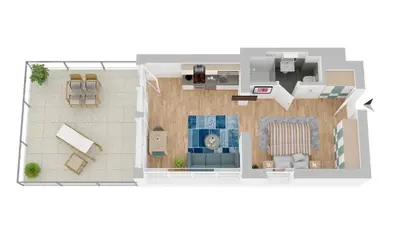 Grundriss der Unterkunft Urlaub im Inntal Apartmenthaus Kiefersfelden