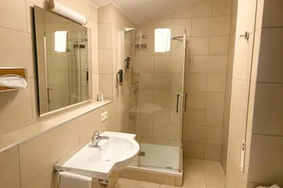 Ein Badezimmer in der Unterkunft Villa Viktoria 2 - Apartments