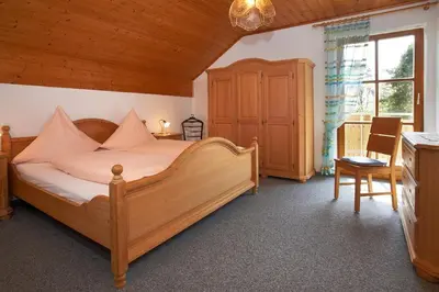 Ein Bett oder Betten in einem Zimmer der Unterkunft Haus Sabine