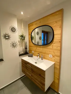 Ein Badezimmer in der Unterkunft Ferienwohnung Räsl