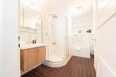Ein Badezimmer in der Unterkunft Ludwigschlössl