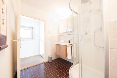 Ein Badezimmer in der Unterkunft Ludwigschlössl