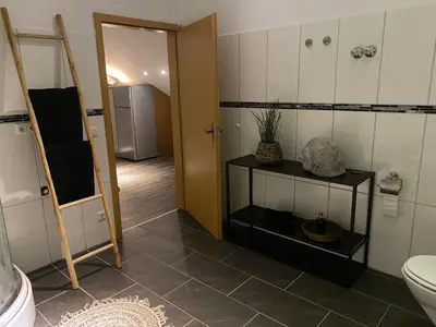 Ein Badezimmer in der Unterkunft Im Herzen Bayerns