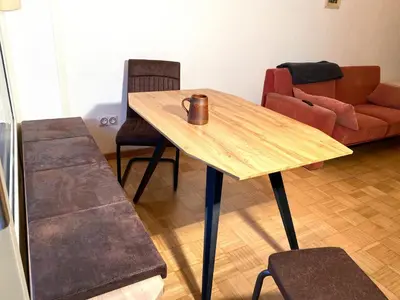 Ein Sitzbereich in der Unterkunft Private Wohnung in Fürstenfeldbruck, nahe Ammersee/München/Augsburg