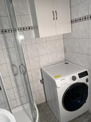 Ein Badezimmer in der Unterkunft Private Wohnung in Fürstenfeldbruck, nahe Ammersee/München/Augsburg