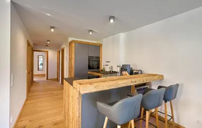 Küche/Küchenzeile in der Unterkunft Chalet Alpenspirit