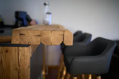 Ein Sitzbereich in der Unterkunft Chalet Alpenspirit