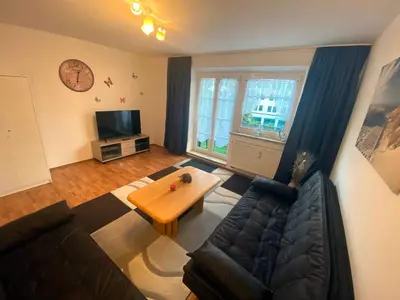 TV/Unterhaltungsangebot in der Unterkunft Ferienwohnung Augsburg 1