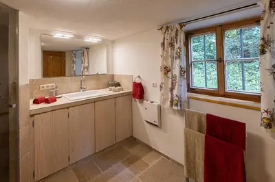Küche/Küchenzeile in der Unterkunft Ferienhaus Nöstlbach