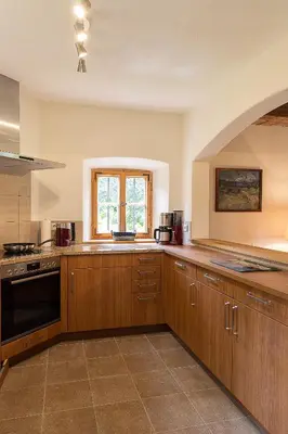 Küche/Küchenzeile in der Unterkunft Ferienhaus Nöstlbach