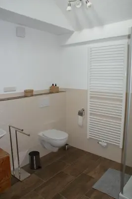 Ein Badezimmer in der Unterkunft Ferienwohnung Weber