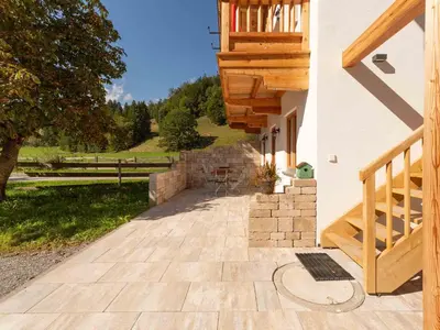Das Gebäude in dem sich die Ferienwohnung befindet
