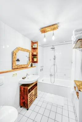 Ein Badezimmer in der Unterkunft Apartment Bavaria - Zentral mit Stellplatz, Küche & Netflix