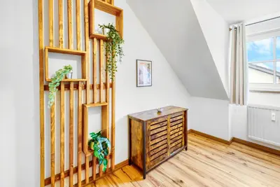 Grundriss der Unterkunft Apartment Bavaria - Zentral mit Stellplatz, Küche & Netflix