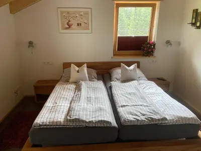 Ein Bett oder Betten in einem Zimmer der Unterkunft Unser Dahoam