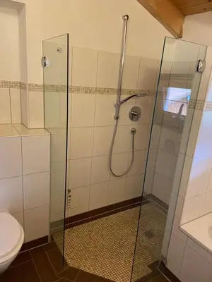 Ein Badezimmer in der Unterkunft Unser Dahoam