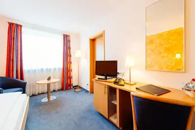 TV/Unterhaltungsangebot in der Unterkunft Hotel Graf Lehndorff zur Messe