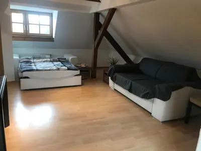 Ein Bett oder Betten in einem Zimmer der Unterkunft Franzi‘s-Ferien-Freizeit