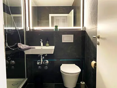 Ein Badezimmer in der Unterkunft Studio Augsburg-Altstadt