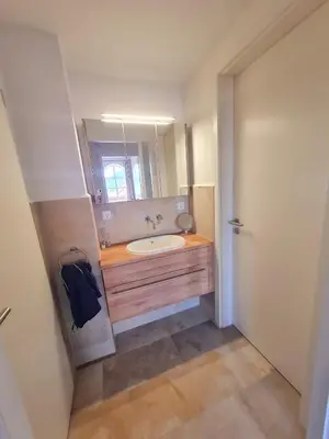 Ein Badezimmer in der Unterkunft Ferienwohnung Kaiserblick