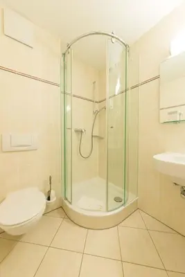 Ein Badezimmer in der Unterkunft Romantik Hotel zur Post