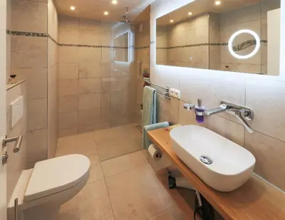 Ein Badezimmer in der Unterkunft Glühwürmchen Cottage