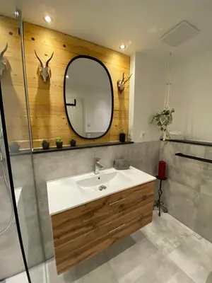 Ein Badezimmer in der Unterkunft Ferienwohnung Lisl