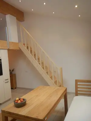 Küche/Küchenzeile in der Unterkunft Retreat im Ostallgäu