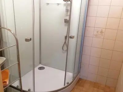 Ein Badezimmer in der Unterkunft Ferienhaus Josefine