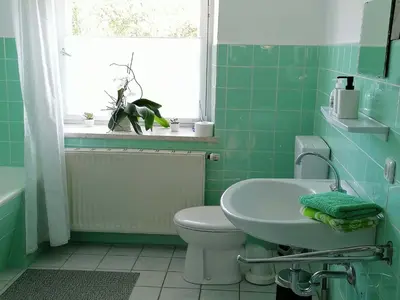 Ein Badezimmer in der Unterkunft Ferienhaus Josefine