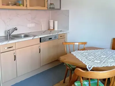 Küche/Küchenzeile in der Unterkunft Ferienhaus Josefine