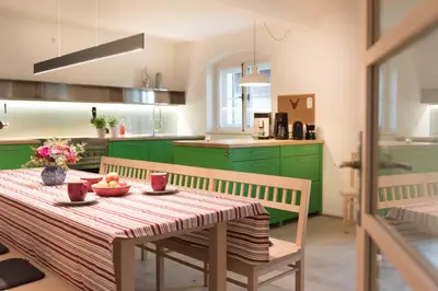 Grundriss der Unterkunft Ferienhaus BERGEBLICK DELUXE