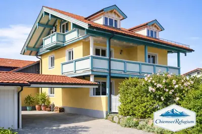 Das Gebäude in dem sich die Ferienwohnung befindet