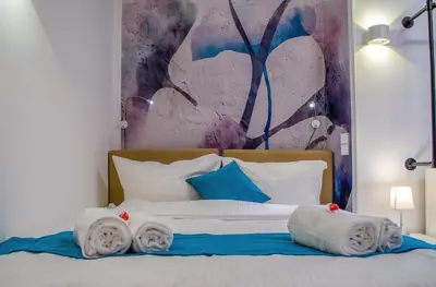 Ein Bett oder Betten in einem Zimmer der Unterkunft HOMELY STAY Studio 1 - Small and cozy Self-Check-In Room in Munich