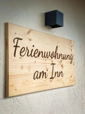 Ein Zertifikat, Auszeichnung, Logo oder anderes Dokument, das in der Unterkunft Ferienwohnung am Inn ausgestellt ist