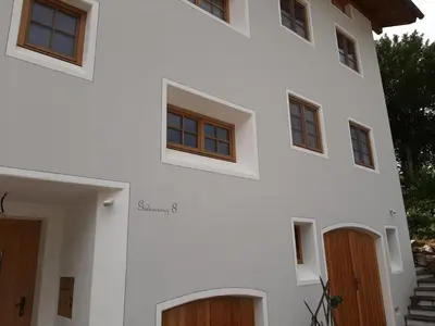 Das Gebäude in dem sich die Ferienwohnung befindet