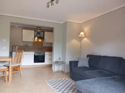 Küche/Küchenzeile in der Unterkunft Ferienwohnung Bauer Katrin und Florian