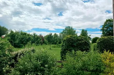 Ein Garten an der Unterkunft Ferienwohnung Bauer Katrin und Florian