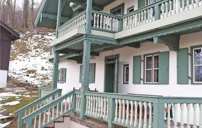Ein Balkon oder eine Terrasse in der Unterkunft Amazing Apartment In Oberaudorf