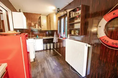 Küche/Küchenzeile in der Unterkunft See-Chalet Riederau