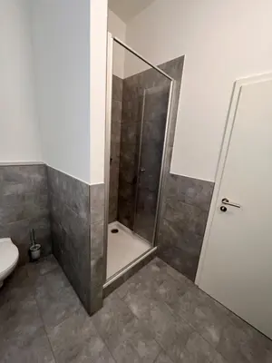 Ein Badezimmer in der Unterkunft Apartimo Altdorf