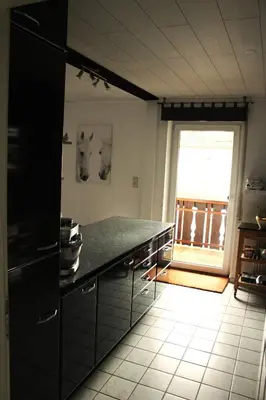 Ein Bett oder Betten in einem Zimmer der Unterkunft Ferienwohnung Lachmayr