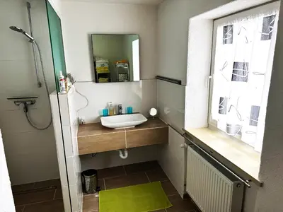 Ein Badezimmer in der Unterkunft Ferienwohnung Lachmayr