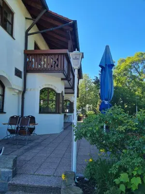 Ein Garten an der Unterkunft Kleines Brauhaus Ingolstadt