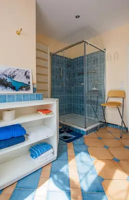 Ein Badezimmer in der Unterkunft Einzigartige Naturoase im Süden von Ingolstadt
