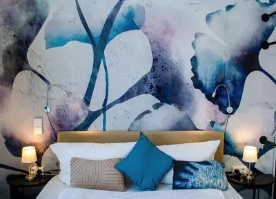Ein Bett oder Betten in einem Zimmer der Unterkunft HOMELY STAY Studio 5 - Trendy Self-Check-In Stay in Munich